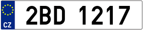 Truck License Plate